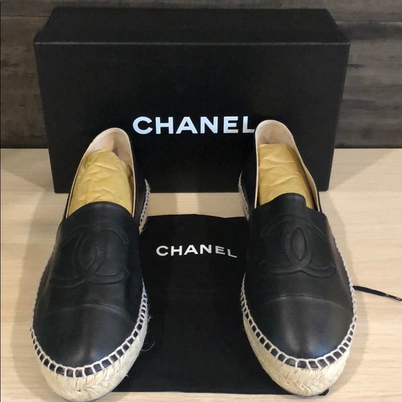 CHANEL Shoes - Chanel lambskin espadrilles